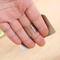 Stainless Steel Finger Guard for Safe Vegetable Cutting
