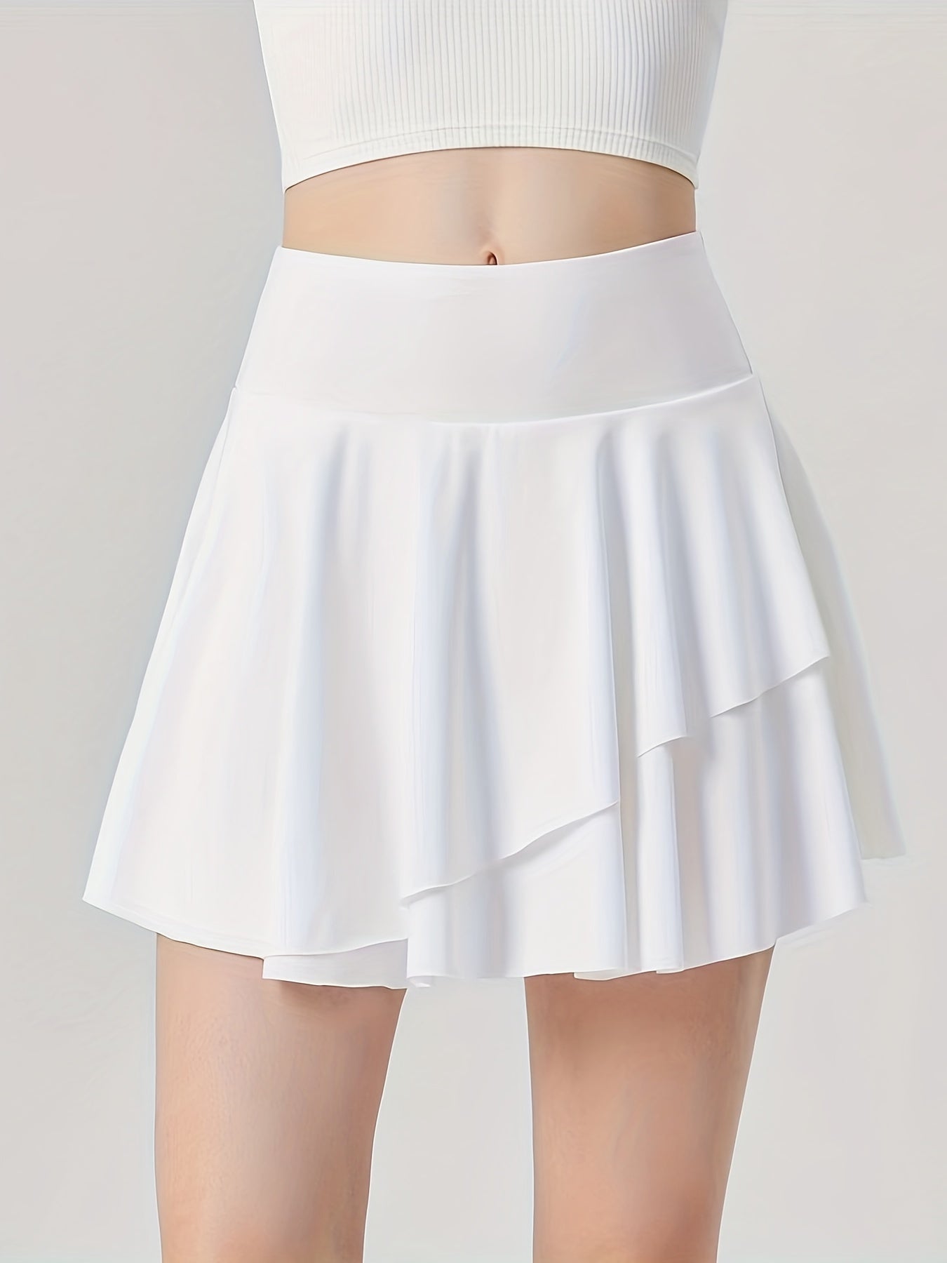 Quick Dry Active Skirt Fitness Tennis Skort Women's Activewear