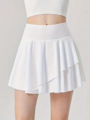 Quick Dry Active Skirt Fitness Tennis Skort Women's Activewear