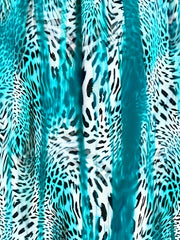  Modest Tankini Set Women's Plus Leopard Print V Neck Ring Linked Tank