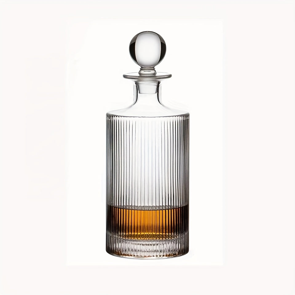 Whiskey Decanter Glass Stopper Square Bourbon Brandy Rum Liquor Wine Accessories