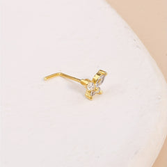 Butterfly Screw Nose Ring Stud for Men & Women