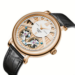 KUERST Two Needle Double Flywheel Automatic Mechanical Watch