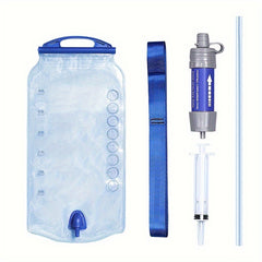 Portable Water Filter Straw with Water Bag