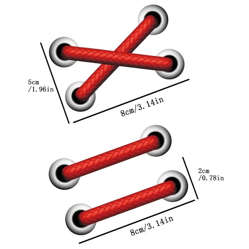 Creative 3D Patch Binding Strap Car Sticker
