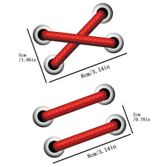 Creative 3D Patch Binding Strap Car Sticker