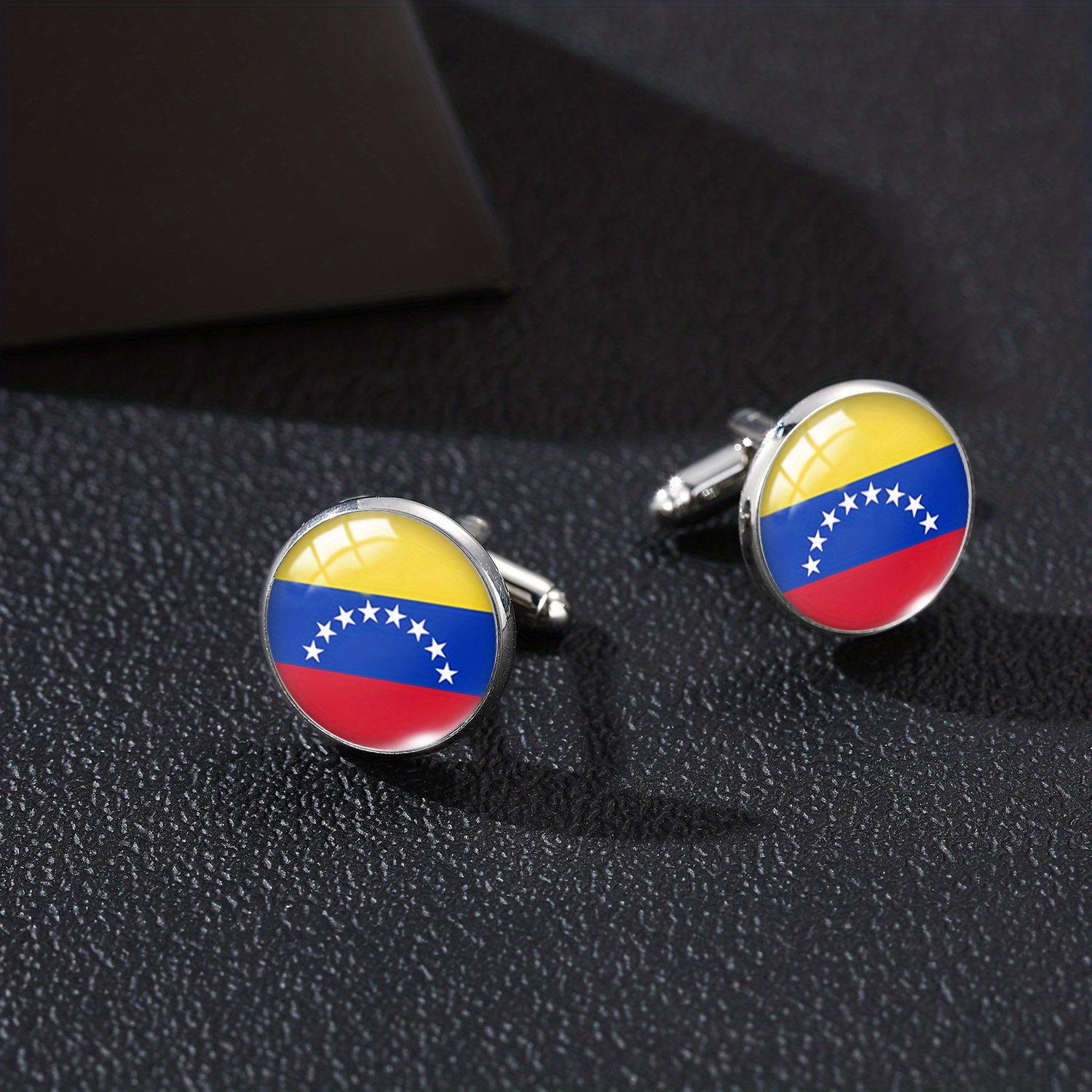 Men's Flag Pattern Cufflinks Shirt Cufflinks