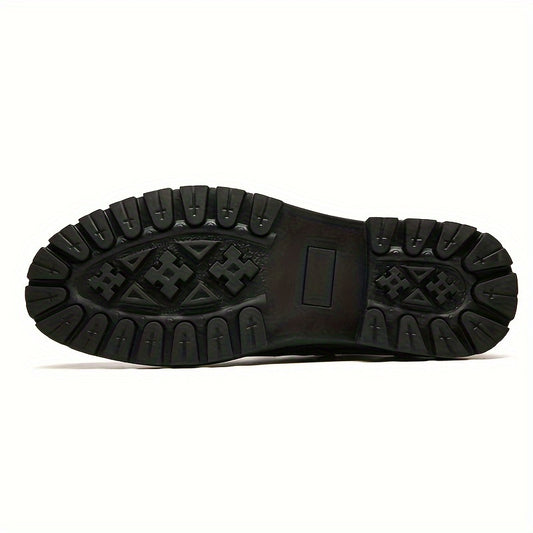 Men's PU Leather Casual Shoes Slip On Outdoor Walking