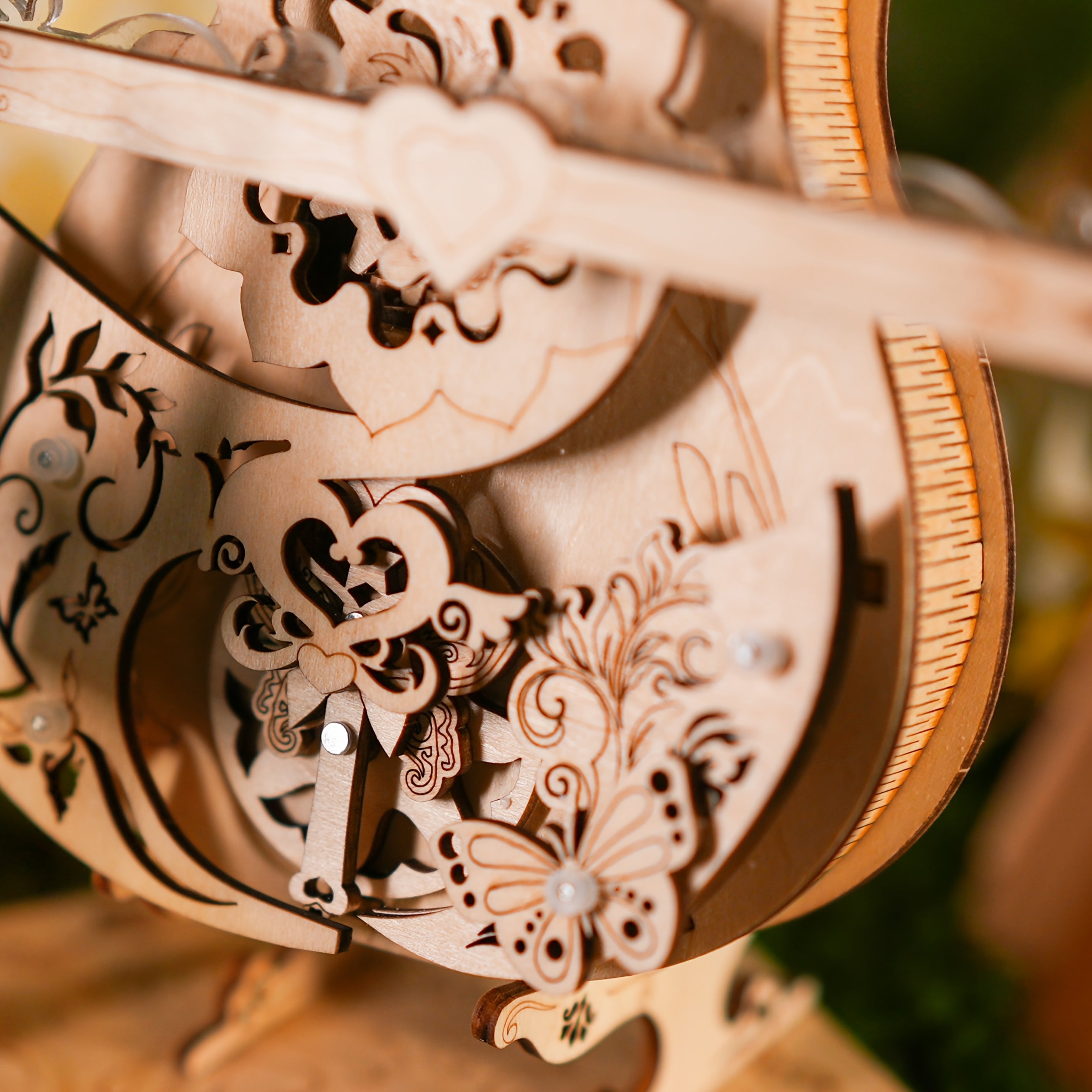 3D Wooden Violin Puzzle DIY Kit House Decoration for Christmas Valentin