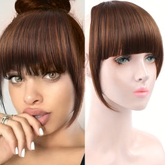 Synthetic Bangs Hair Clip In Extensions Natural Fringe Bangs Clip In Front