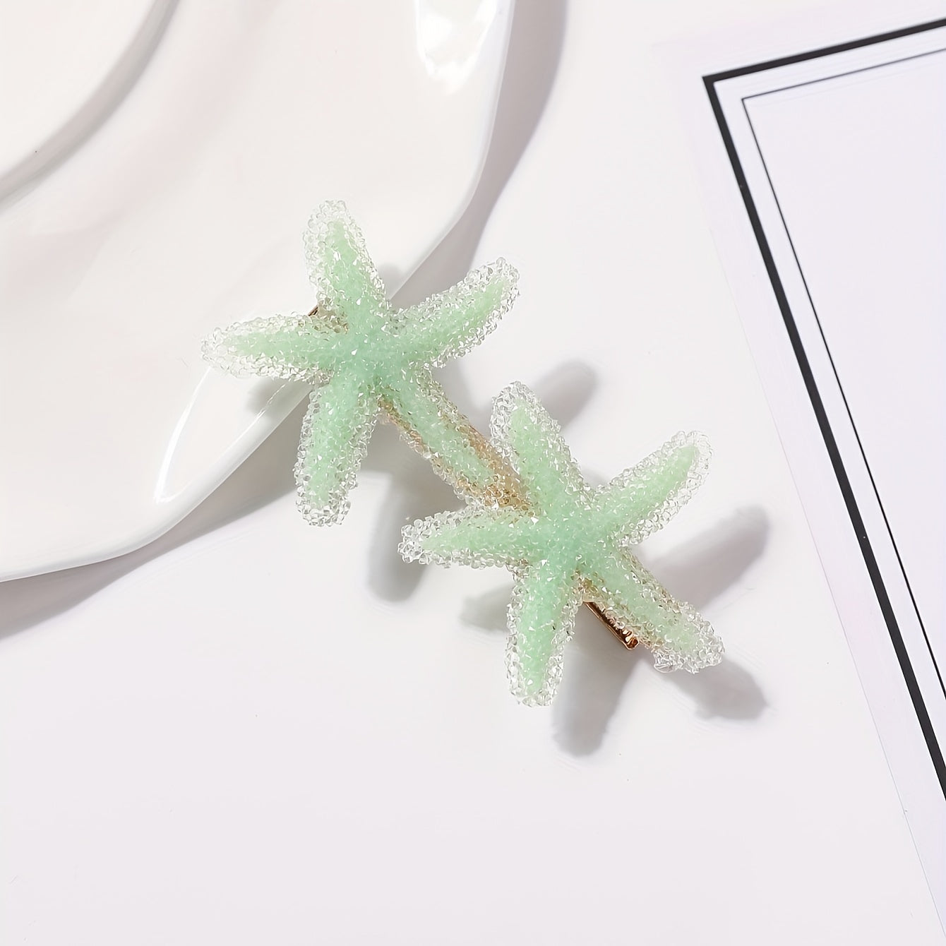 Starfish Shape Hair Clip Ocean Series Non-slip Bangs Clip Hair Accessories