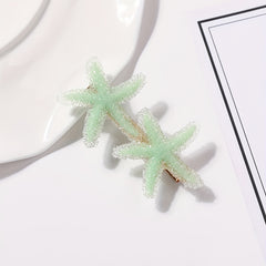 Starfish Shape Hair Clip Ocean Series Non-slip Bangs Clip Hair Accessories
