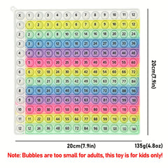 Legendstar 1 12 Multiplication Math Fidget Toy & Number Bubbles Board Game