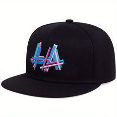 Unisex Breathable Baseball Cap with Alphabet Embroidery