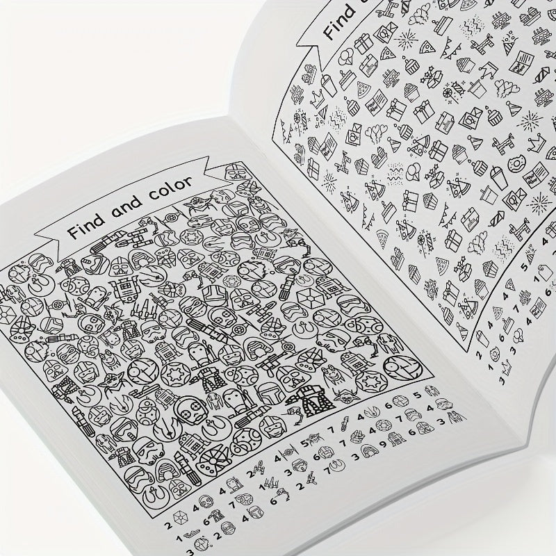 Interactive Hidden Items Book for Kids - Enhance Focus & Observation