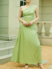  One Shoulder Maxi Formal Dress