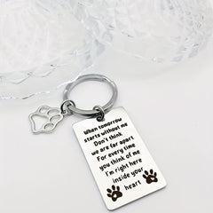 Pet Memorial Keyring - Cherish Your Beloved Pet's Memory