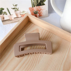 Acrylic Frosted Square Hair Claw Ponytail Holder