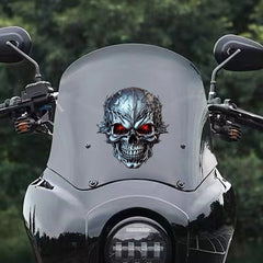 Heavy Metal Motorcycle Skull Sticker Waterproof Decal For Car or Motorcycle