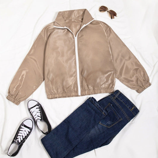 Women's Zip Up Wind Jacket