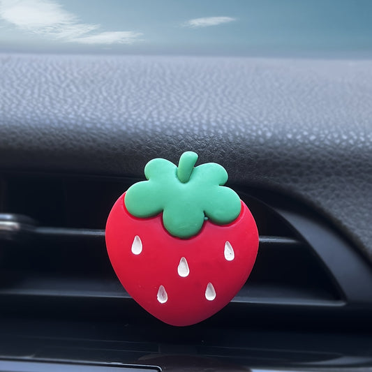 Strawberry Car Air Vent Aromatherapy Clip Freshener