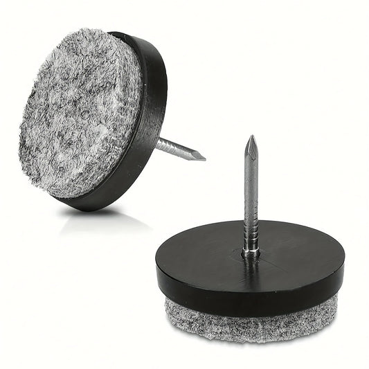 4pcs Furniture Glide Screw On Felt Pad Slider Floor Protector