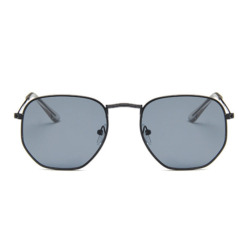 Metal Frame Polygon Sunglasses