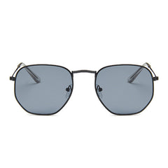 Metal Frame Polygon Sunglasses