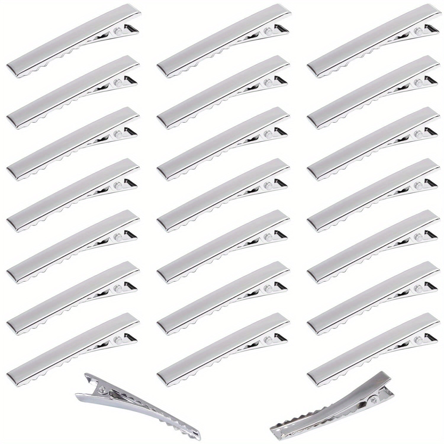 24Pcs Metal Duck Billed Hair Clips for Women Salon Hair Acces