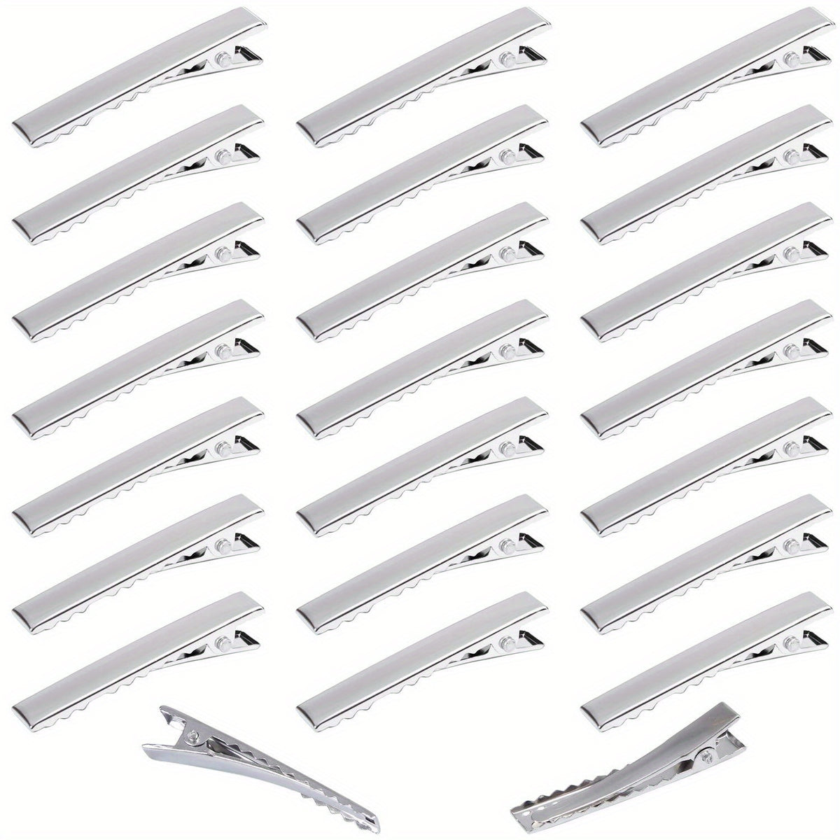 24Pcs Metal Duck Billed Hair Clips for Women Salon Hair Acces