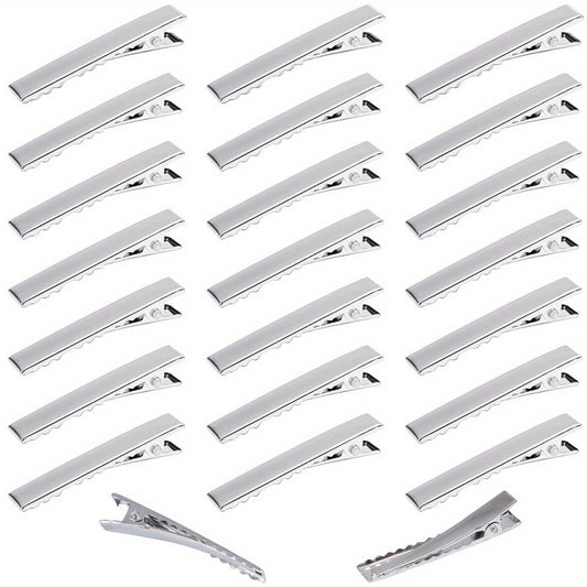 24Pcs Metal Duck Billed Hair Clips for Women Salon Hair Acces