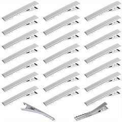 24Pcs Metal Duck Billed Hair Clips for Women Salon Hair Acces