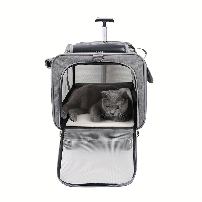Spacious Pet Carrier Stroller For Dogs And Cats