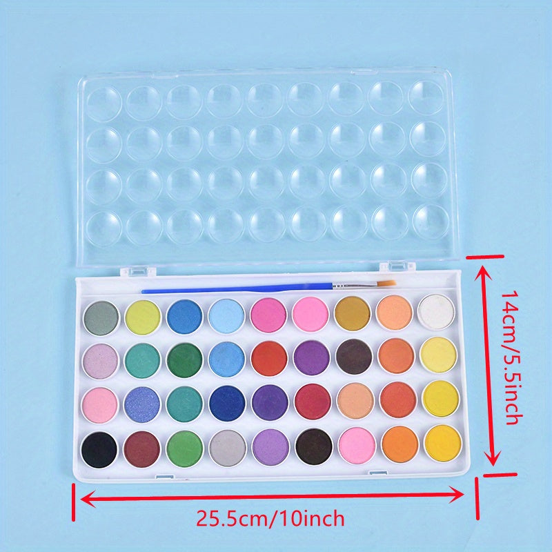 Watercolor Paint Set for Beginners - Art Learning Supplies Box