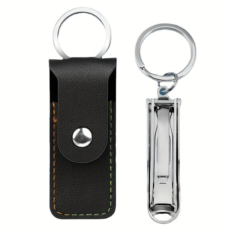 Portable Folding Nail Clipper Keychain Ultra thin Nail Clipper Trimmer