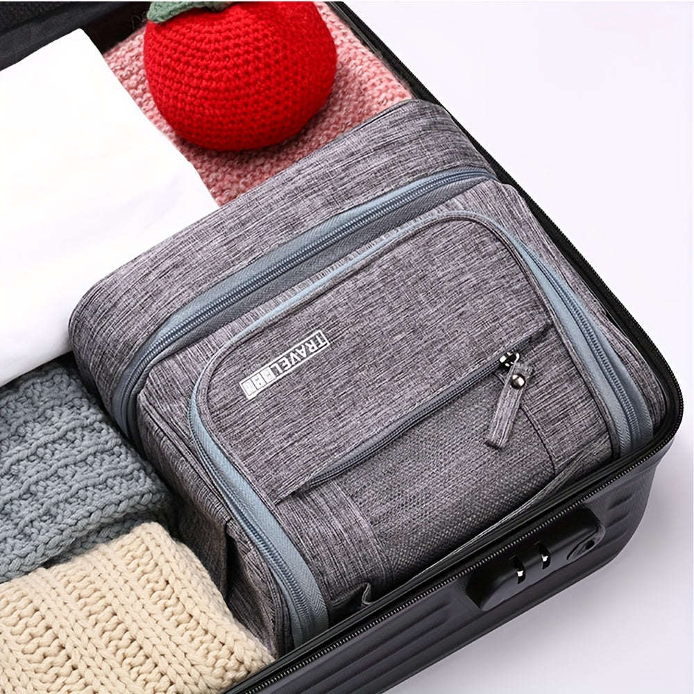 Hanging Toiletry Bag Makeup Cosmetic Travel Organizer with Bottom Compartment