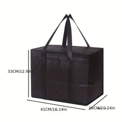 Large Capacity Insulated Grocery Bags Foldable Reusable Soft Cooler Bag