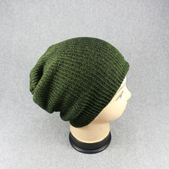 Striped Pullover Hat Men's Women's Warm Woolen Hat Knitted Hat