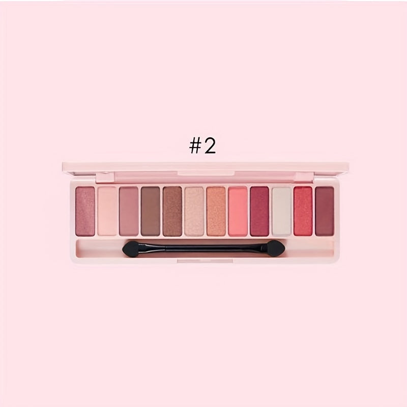 12 Colors Matte Brown Nude Eyeshadow Palette
