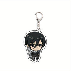 Cartoon Keychain Pendant Anime Figure Double Sided Key Chain Pendant