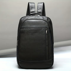 Men's Leather Backpack Large Capacity Travel Backpacks