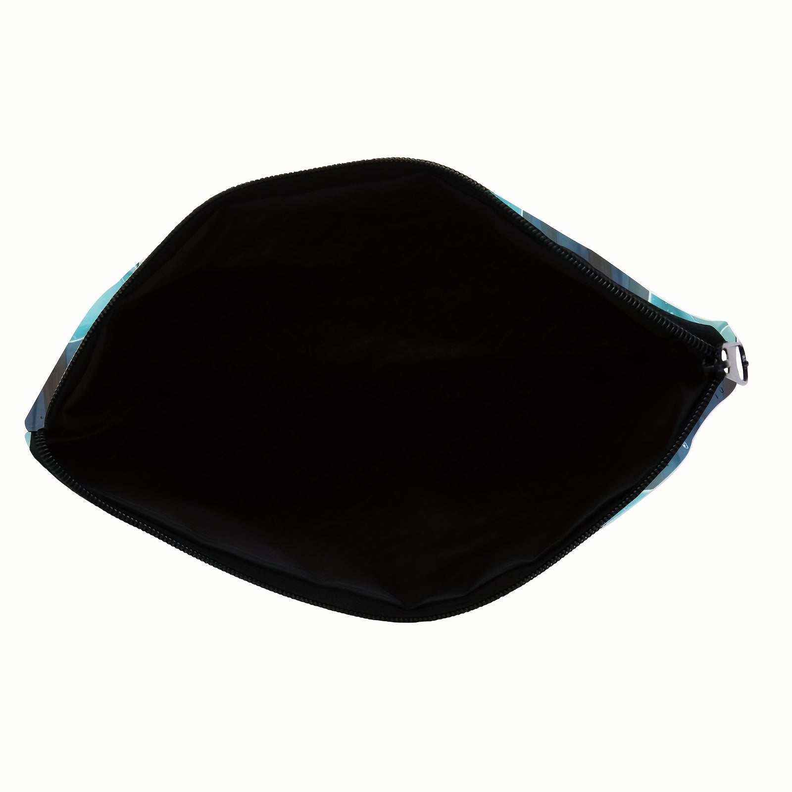 Frog Mushroom Rain Print Cosmetic Bag Zipper Travel Toiletry Bag