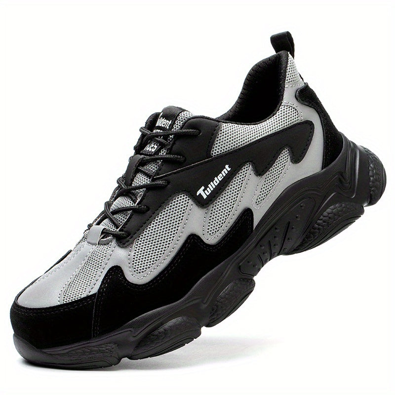Steel Toe Work Shoes Men Puncture Proof Safety Boots