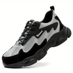 Steel Toe Work Shoes Men Puncture Proof Safety Boots
