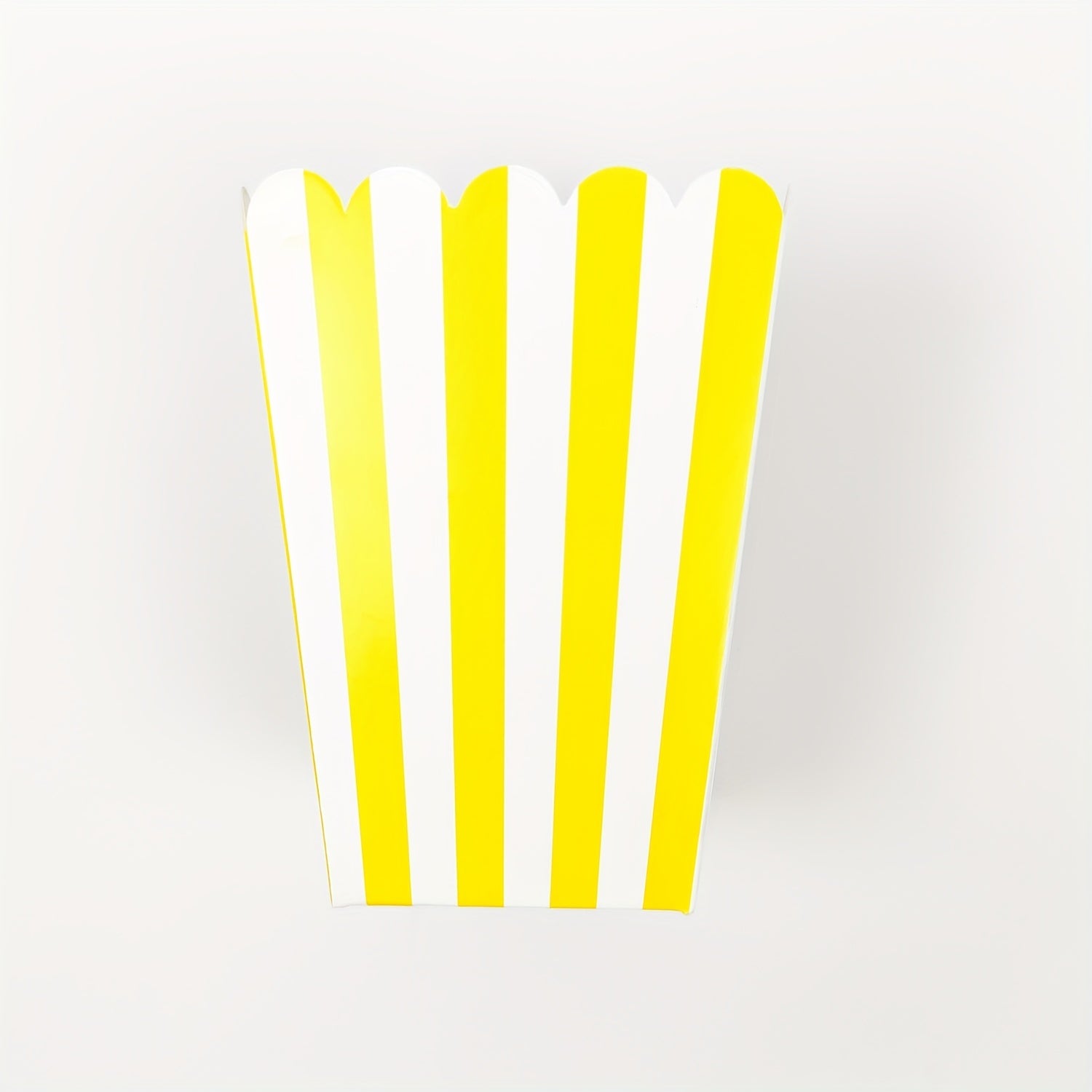 12 Pcs Striped Paper Popcorn Boxes Candy Box Picnic Snacks Boxes