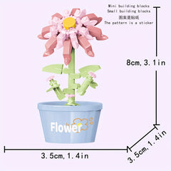Mini Eternal Flower Building Blocks Toys
