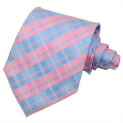 Men's Striped Paisley Plaid Necktie Business Wedding Party Gift