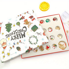 24Pcs Christmas DIY Bracelet Beads Advent Calendar