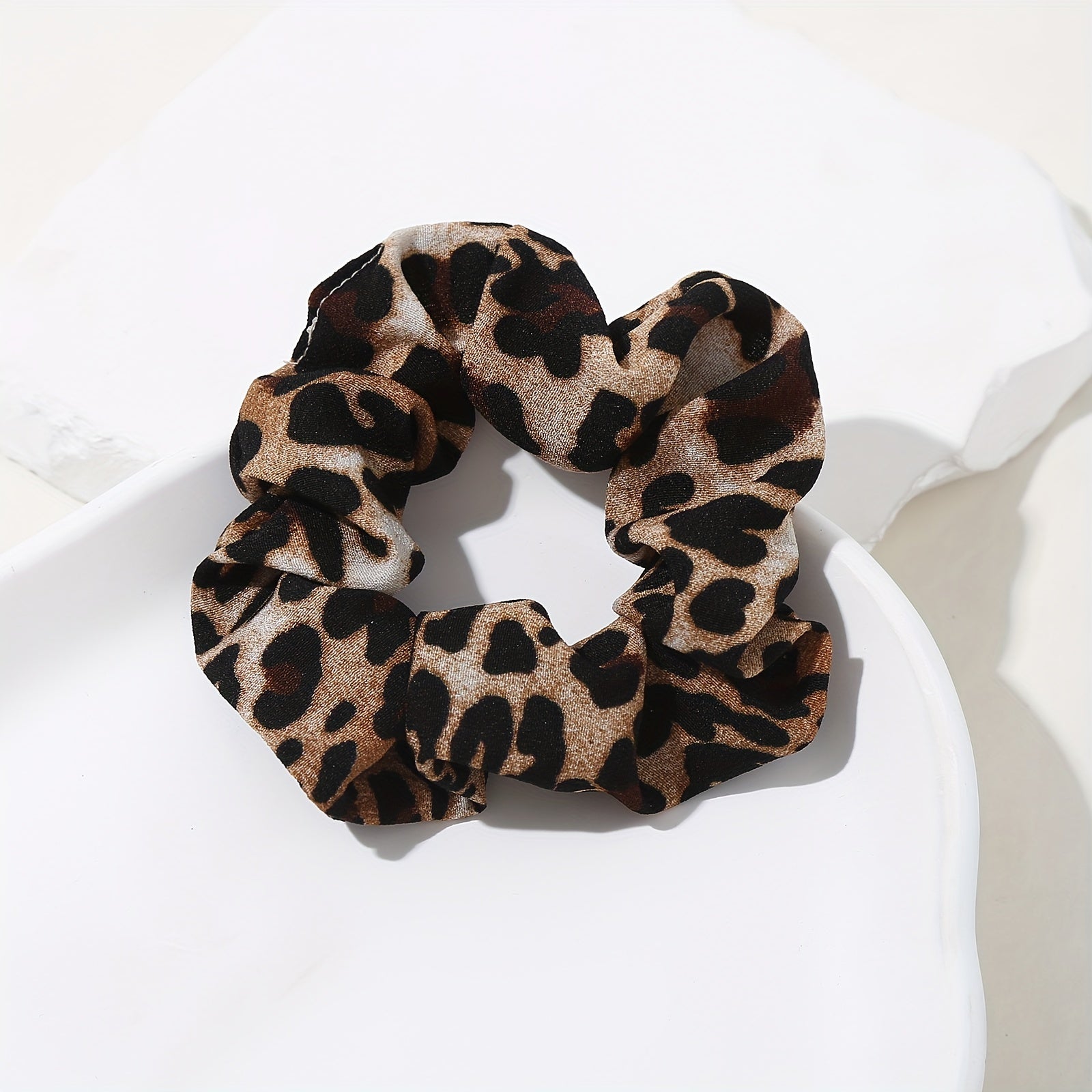 6pcs Silk Scrunchie Hair Tie Vintage Ponytail Holder