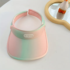 Sun Protection Cap Gradient Anti Ultraviolet Large Brim Hat